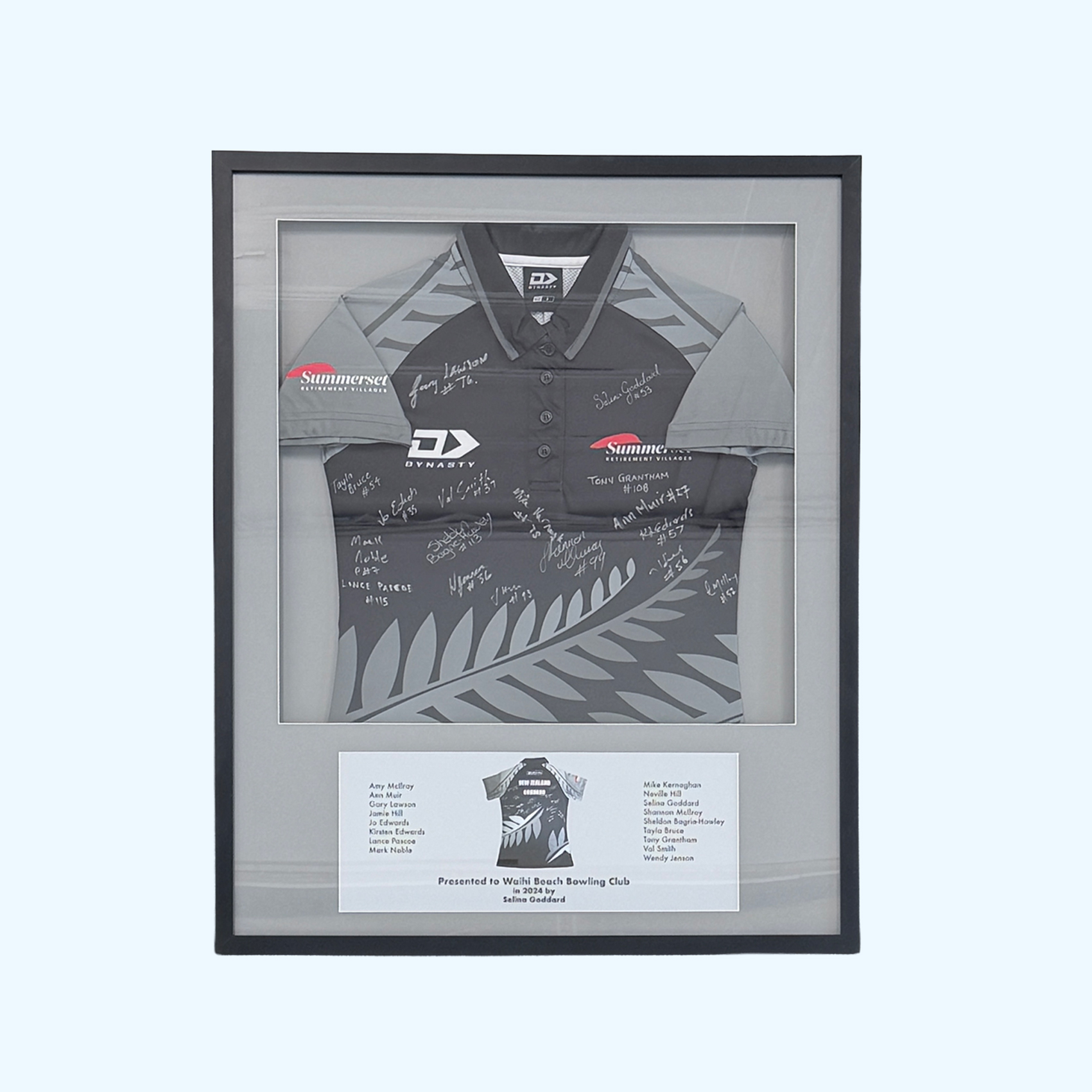 Custom framing example